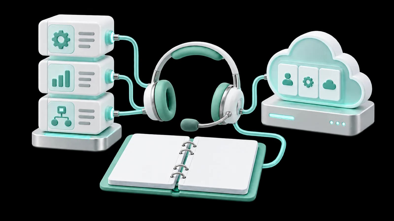 Konzeptillustration: Vergleich: Eigenentwicklung von KI-Kundenservice vs. SaaS-Lösung