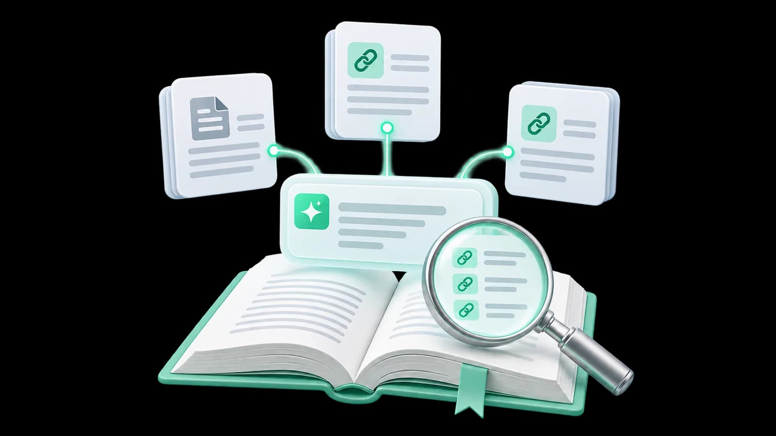Konzeptillustration: Leitfaden zur Generative Engine Optimization (GEO)